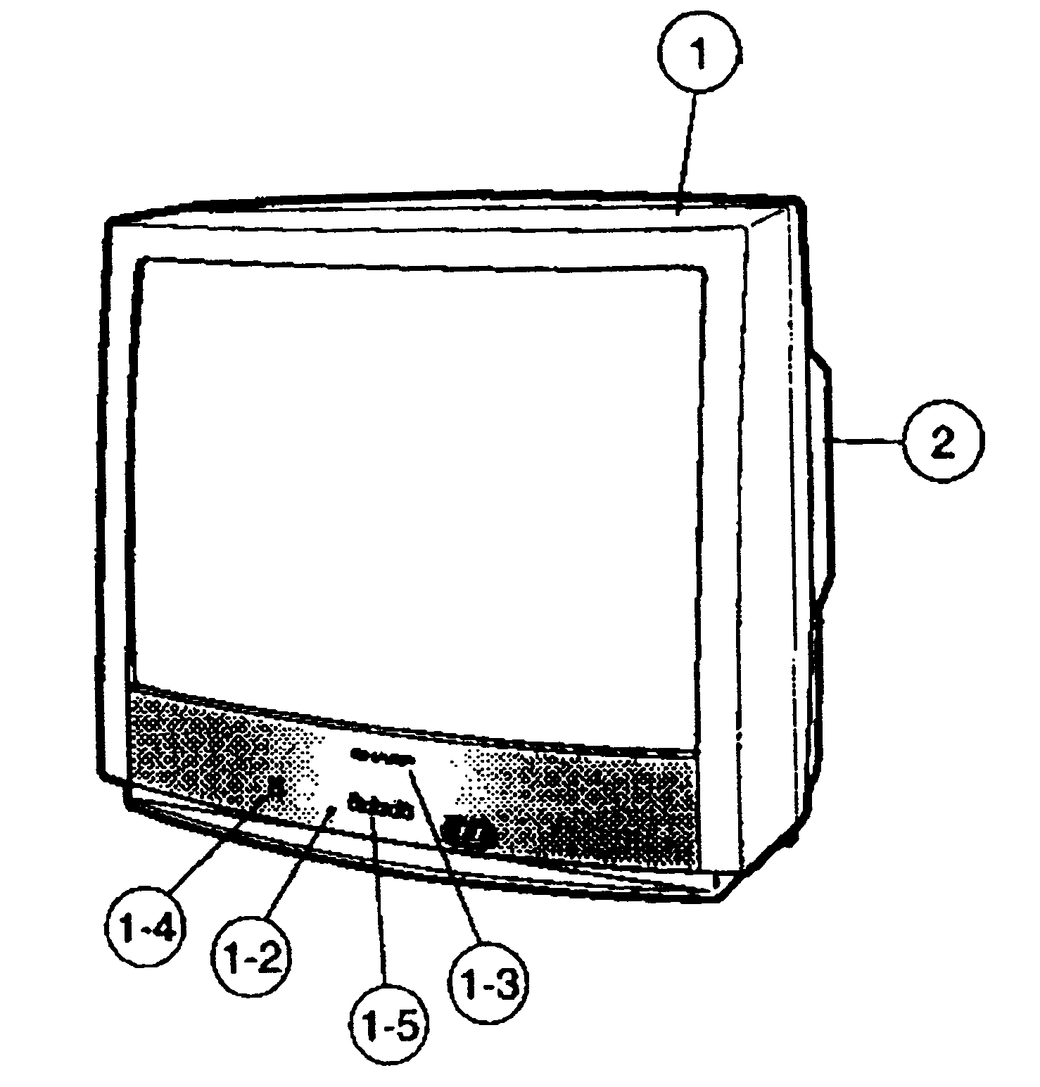 Sharp CR27S20 cabinet parts diagram