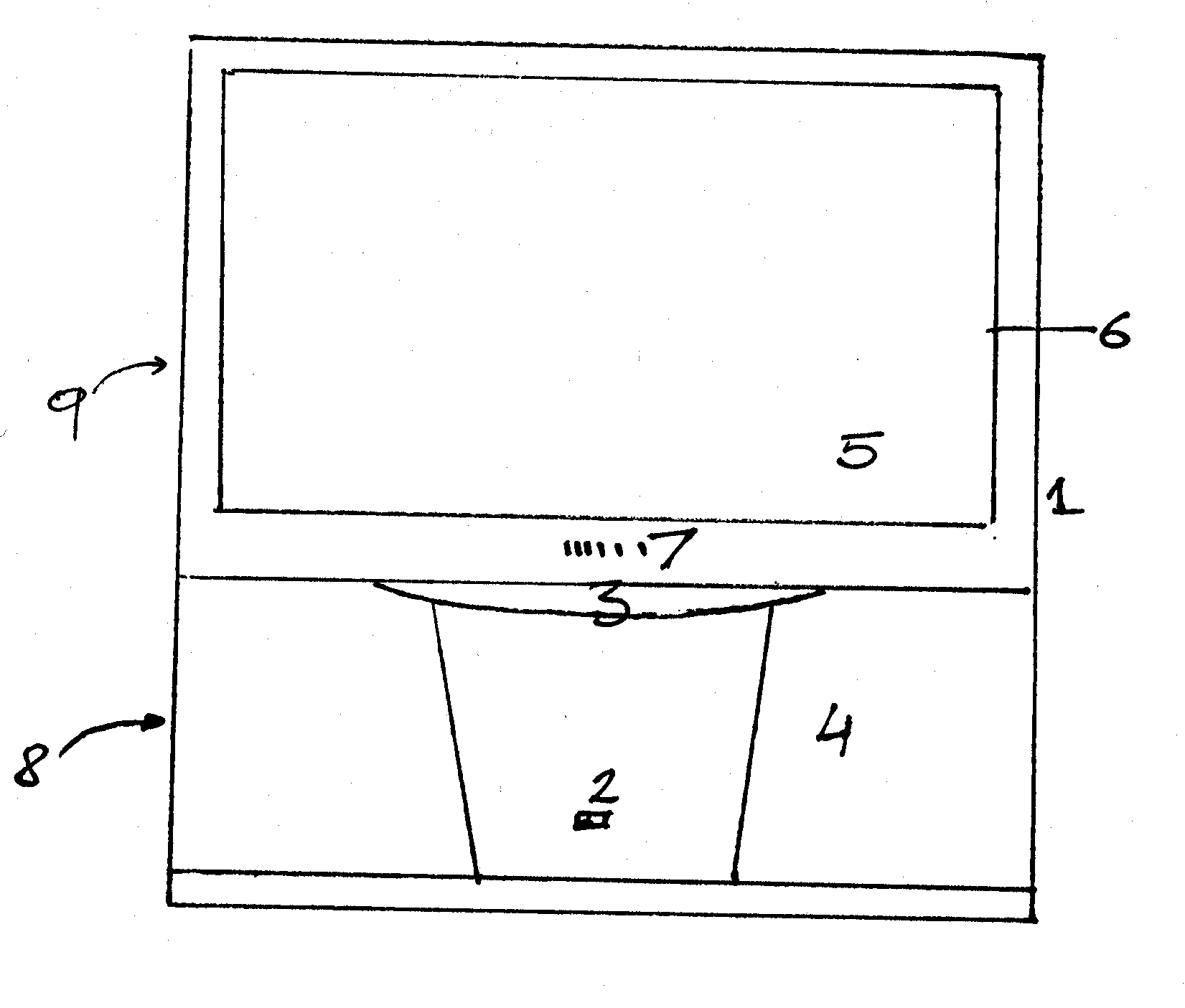 RCA P61310JX3 cabinet parts diagram
