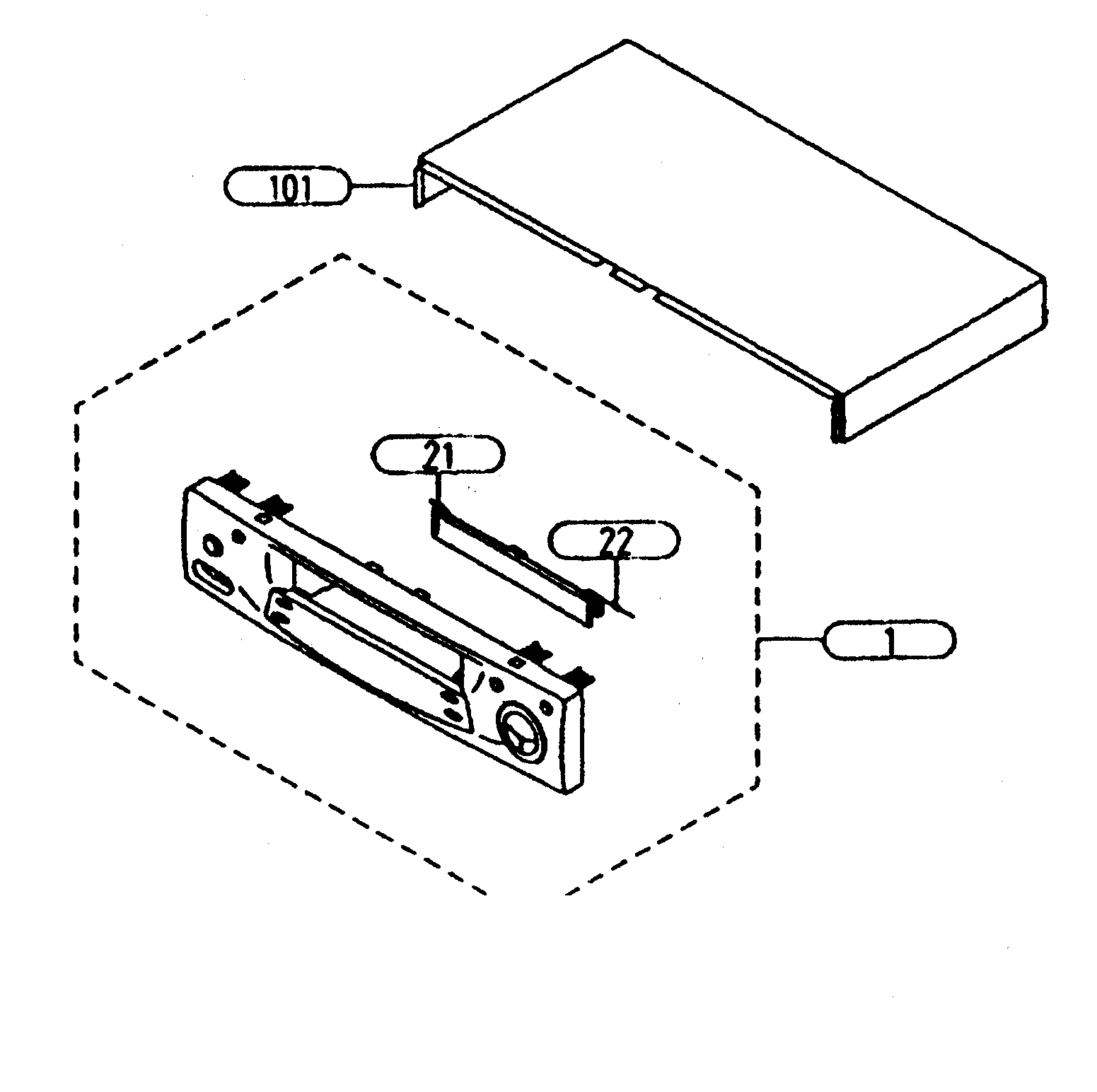 RCA VR705HFA cabinet parts diagram