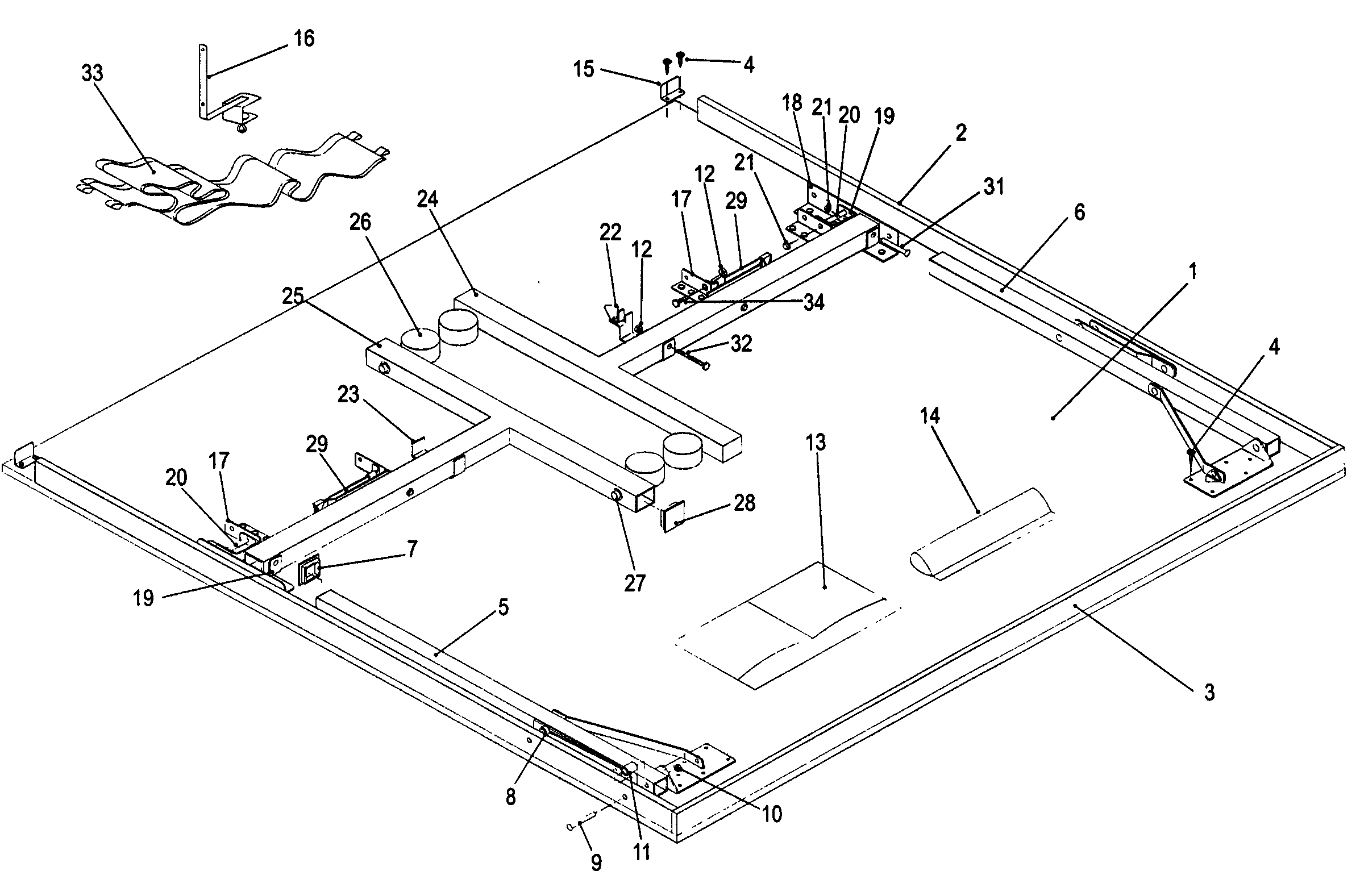 Sears 52726405 table diagram