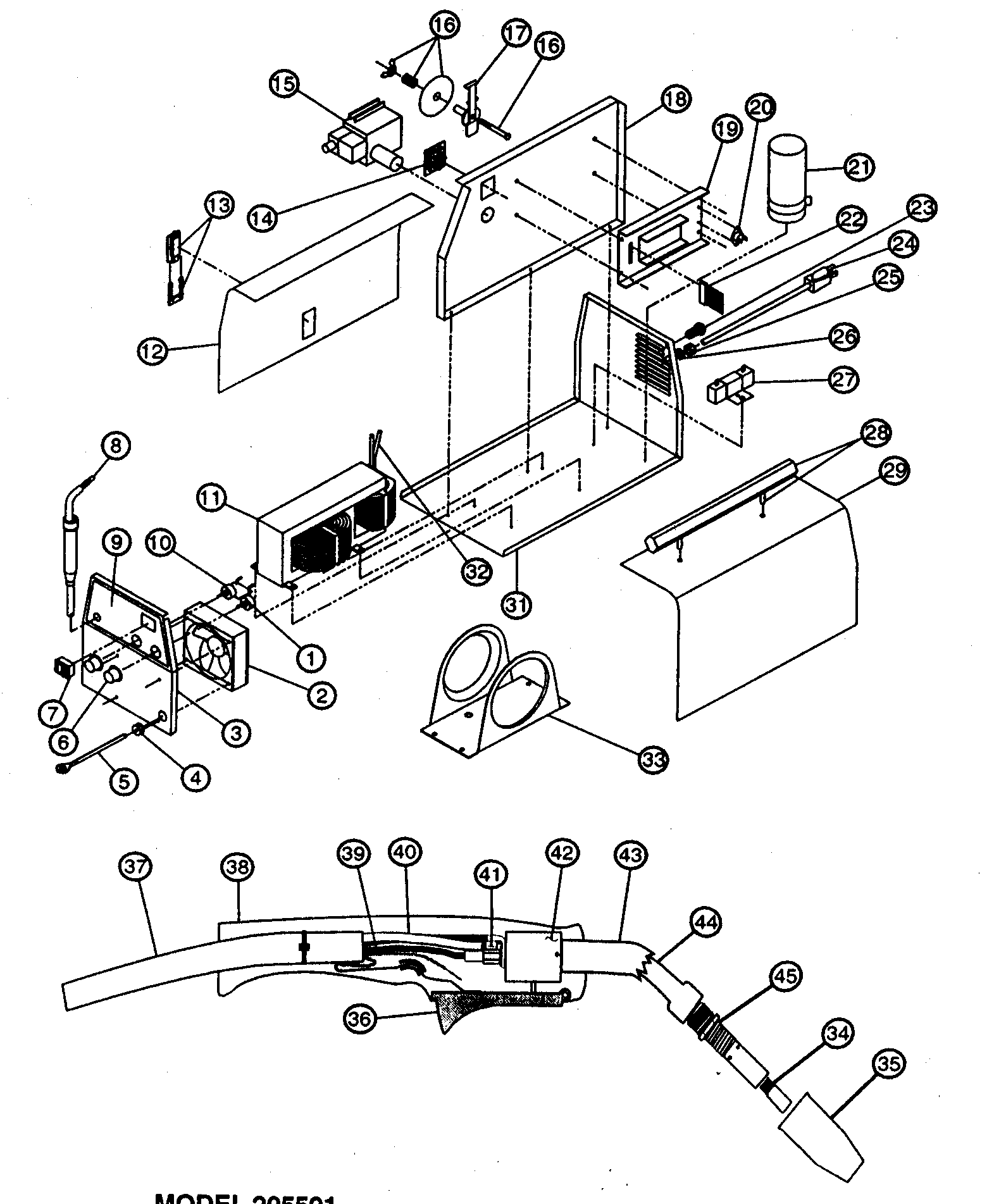 Craftsman 934205591 welder diagram