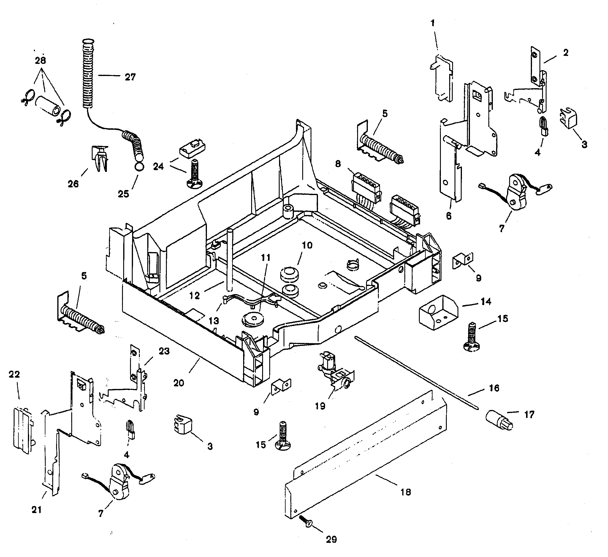 Bosch SHU3326UC/06 base diagram