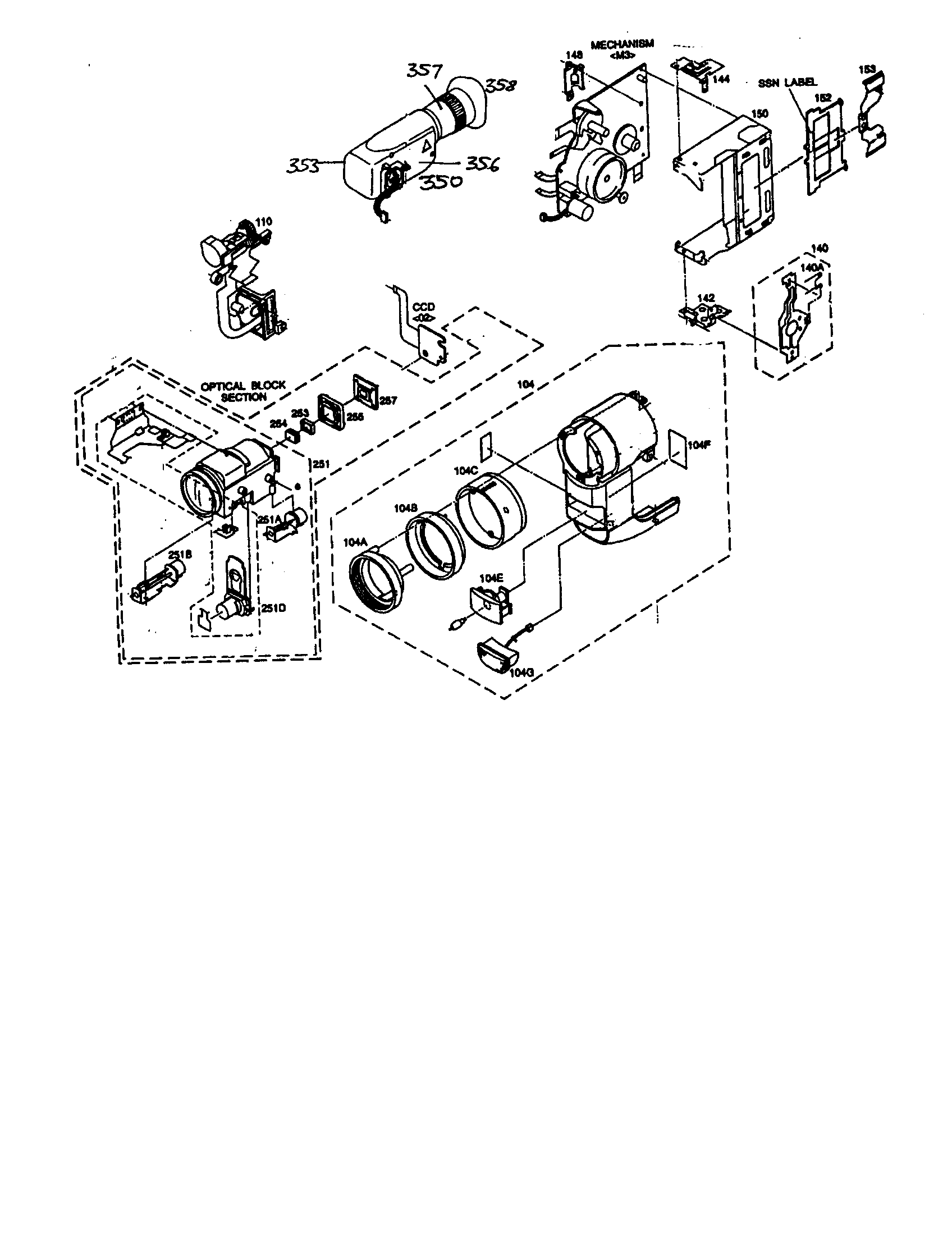 RCA CC6374 lens diagram