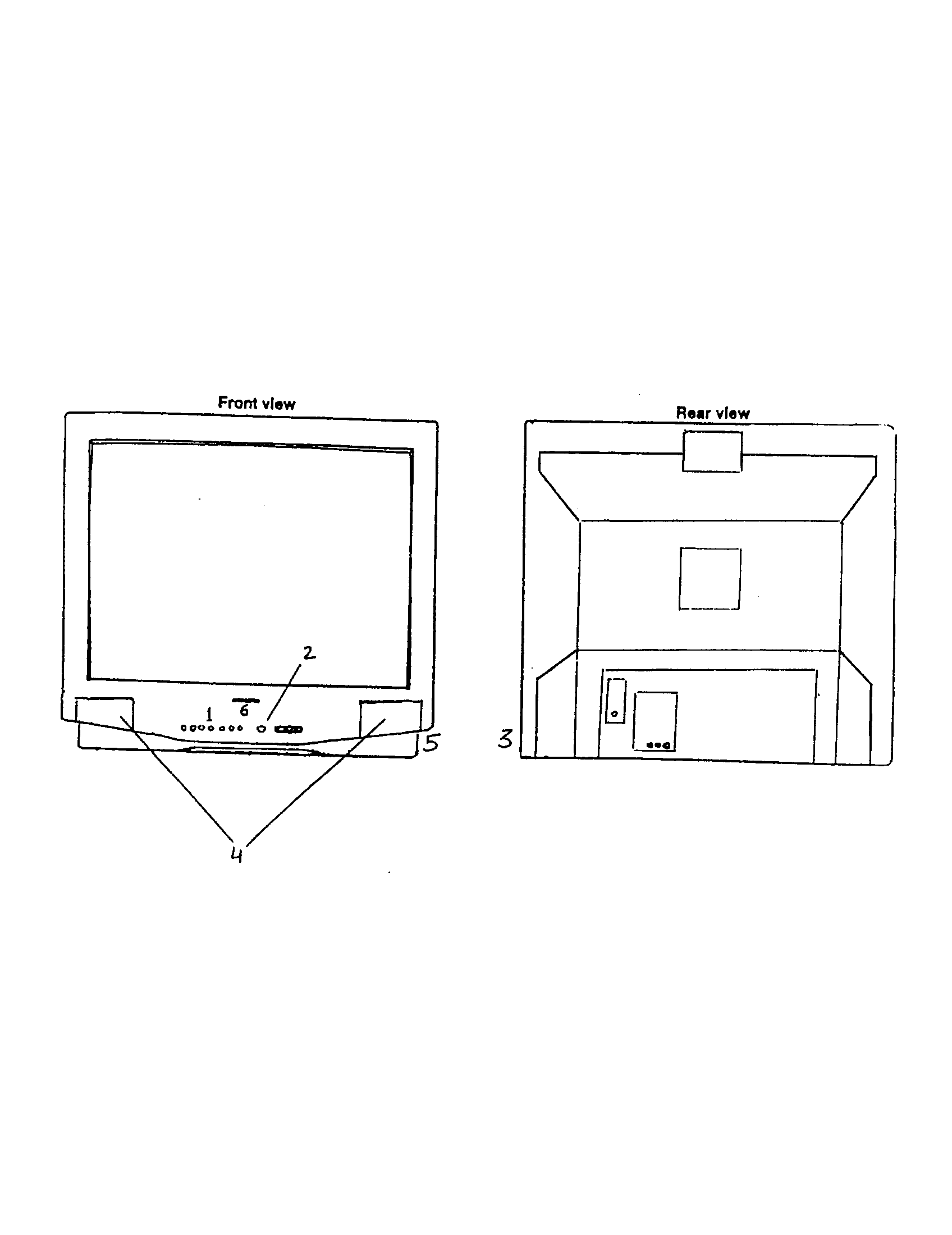 Panasonic CT-25G7F tv diagram