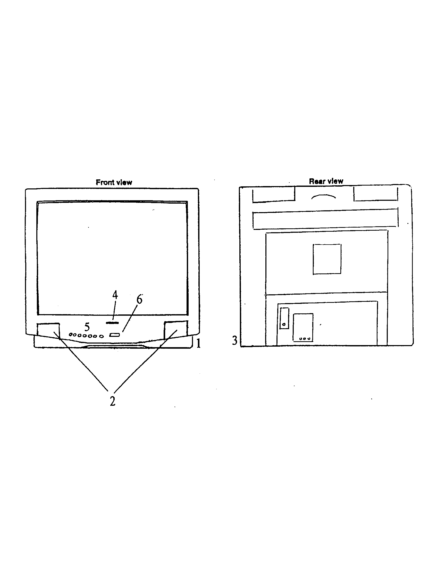 Panasonic CT-32G7DF tv diagram
