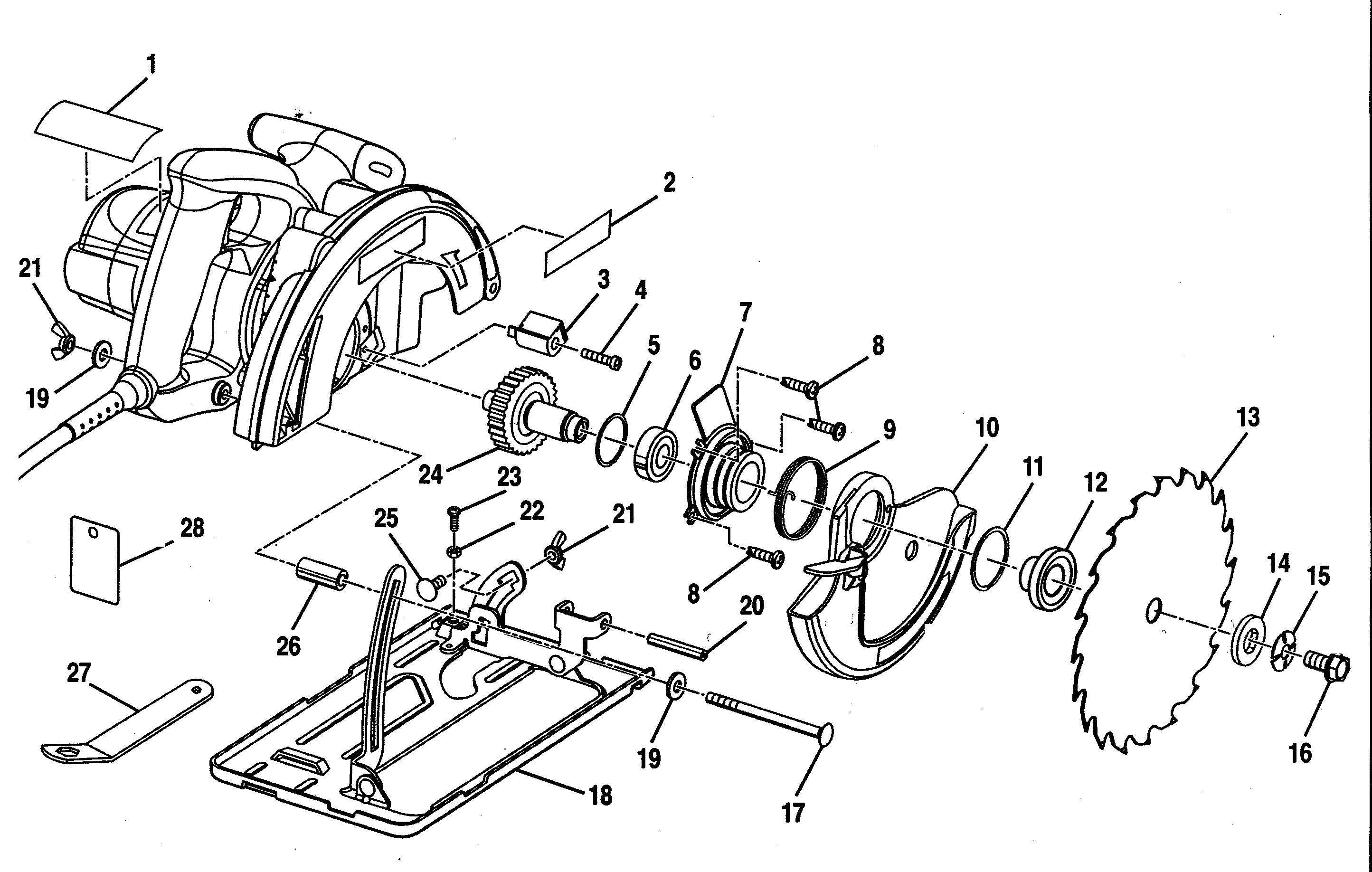 Craftsman 315108410 housing assy diagram