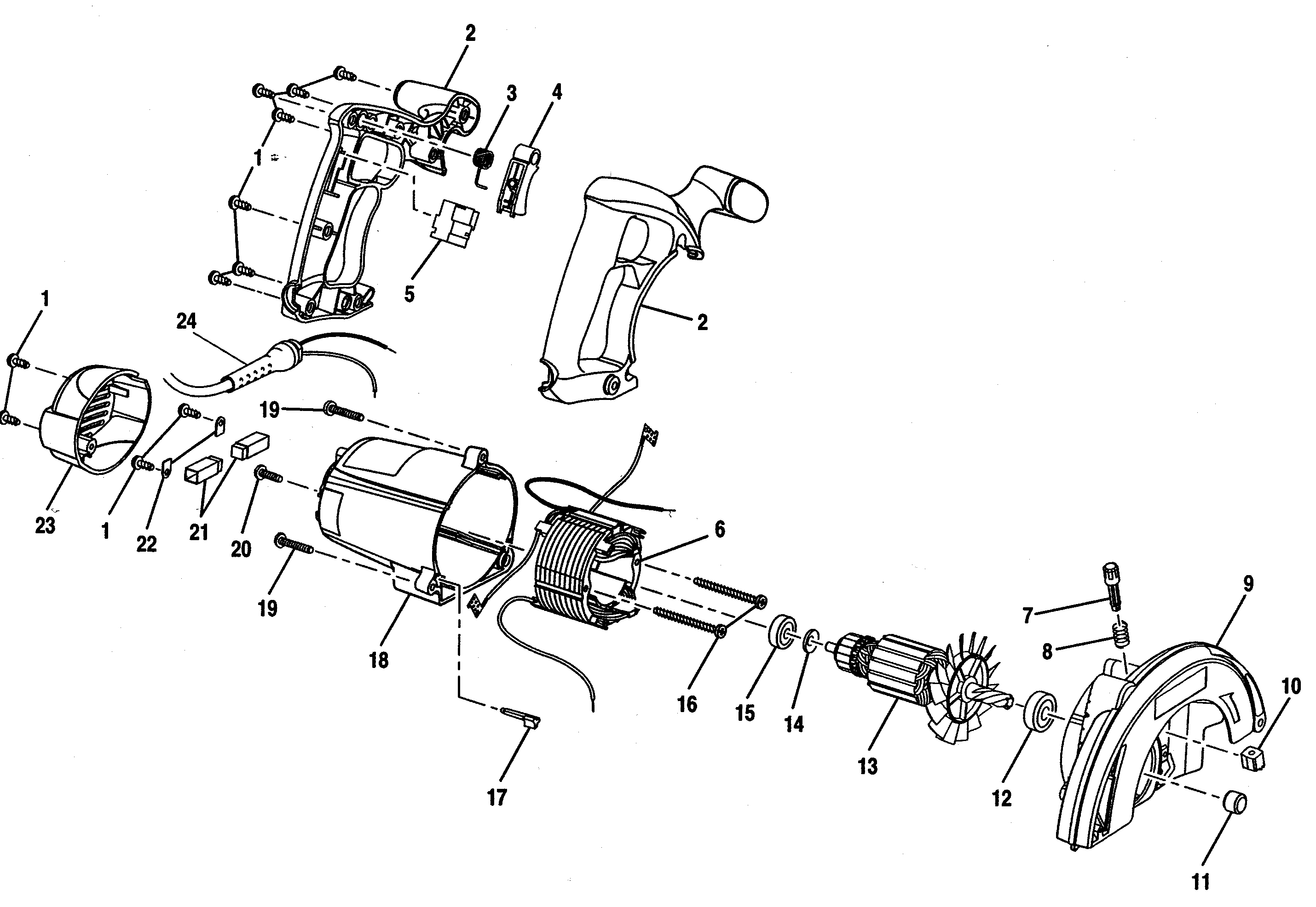 Craftsman 315108410 motor assy diagram