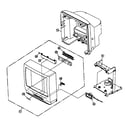 Panasonic PVQ-2012 cabinet parts diagram