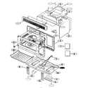 Kenmore 72162774200 oven cavity parts diagram
