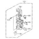 Kenmore 72162774200 latch board parts diagram