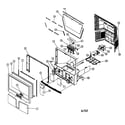 Samsung HCJ552WX cabinet parts diagram