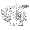 Panasonic SA-PM07P cabinet parts diagram