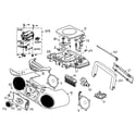 Panasonic RX-D16P cabinet parts diagram