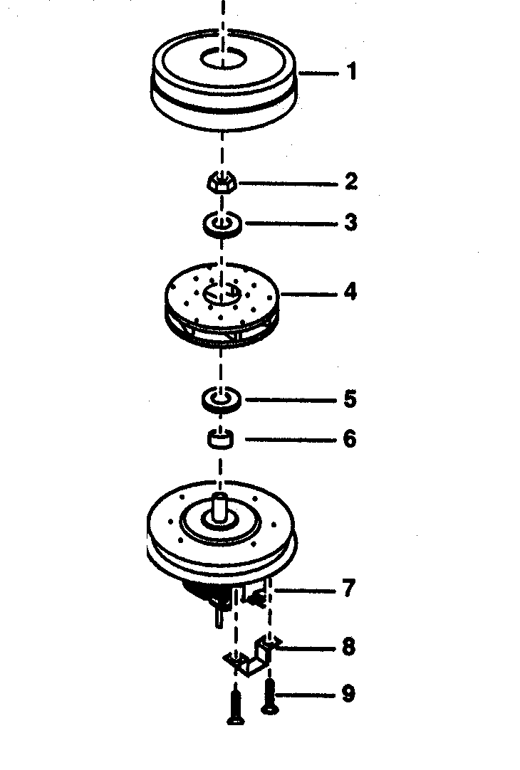 Panasonic MC-V315-01 motor fan assy diagram