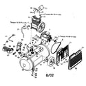 Craftsman 919195410 motor/tank assy diagram