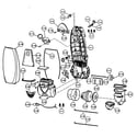 Panasonic MC-V7521-00 motor housing,motor/body diagram