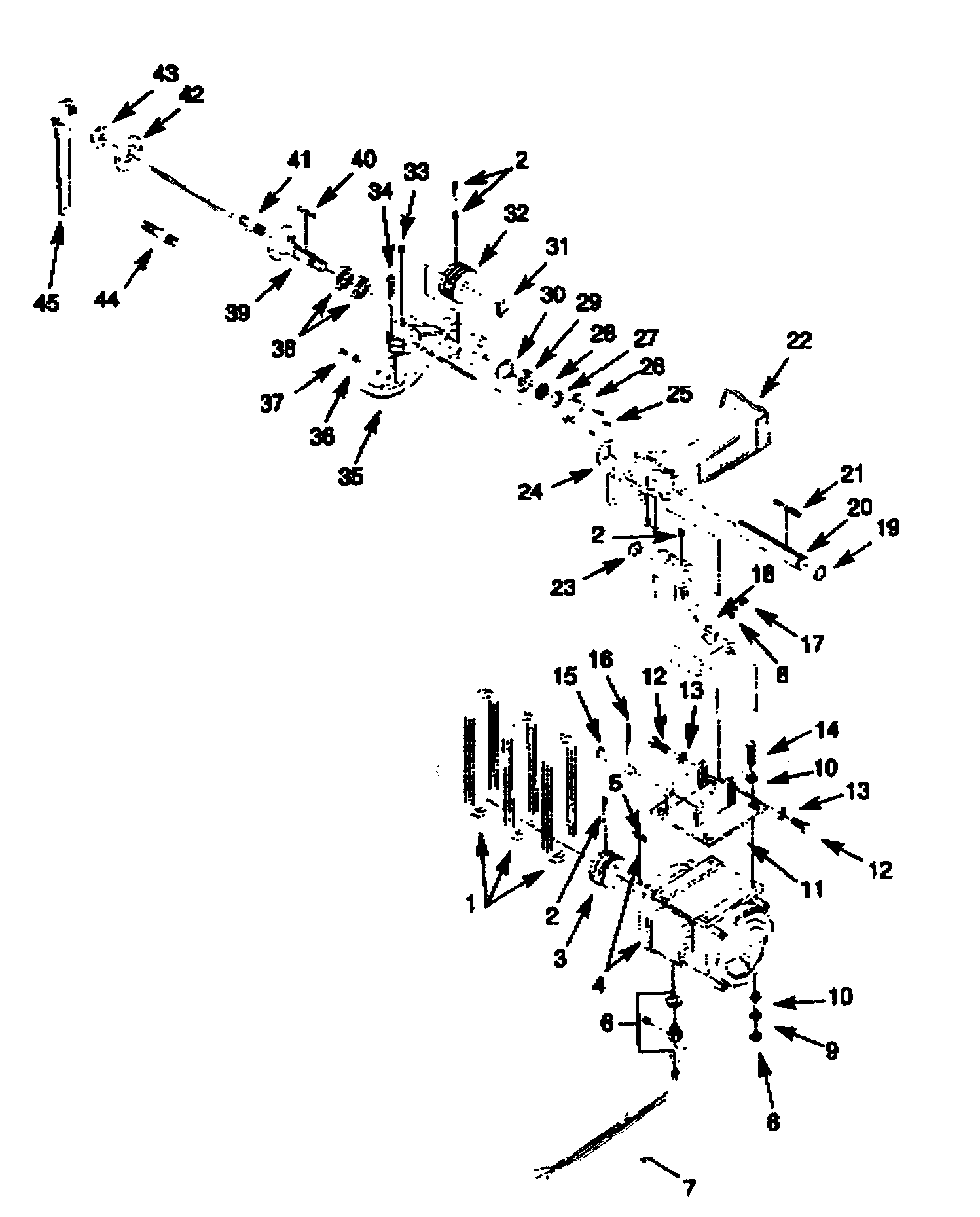 Craftsman 351226940 blade drive diagram