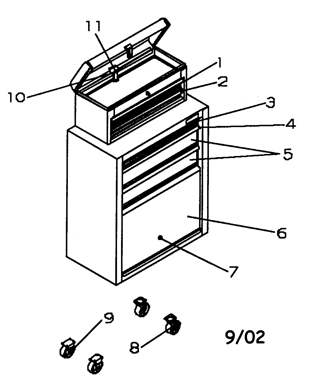 Companion 706597710 tool box diagram