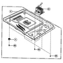 Panasonic NN-S732WL base plate parts diagram