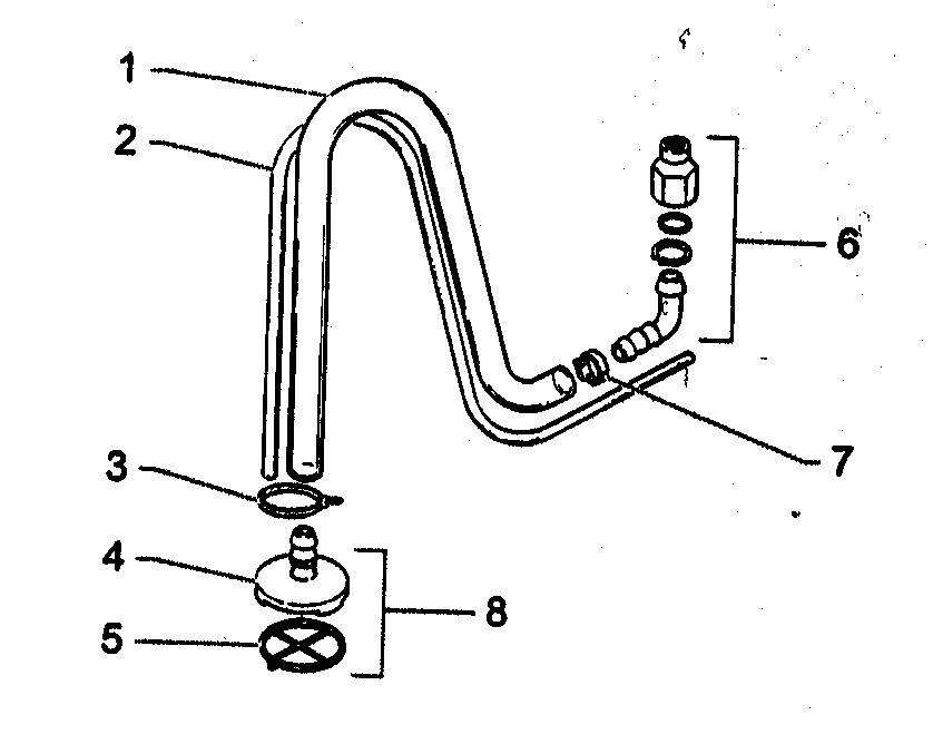 Wagner 945 suction set assy 1 diagram
