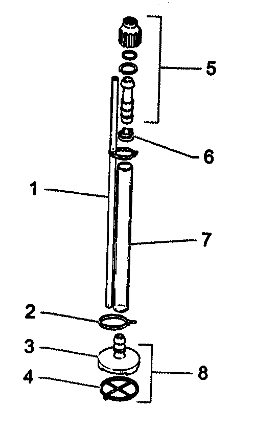 Wagner 945 suction set assy 2 diagram
