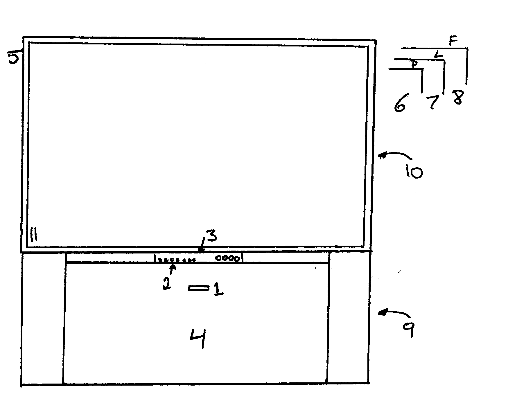 Panasonic PT-56WX42F cabinet parts diagram