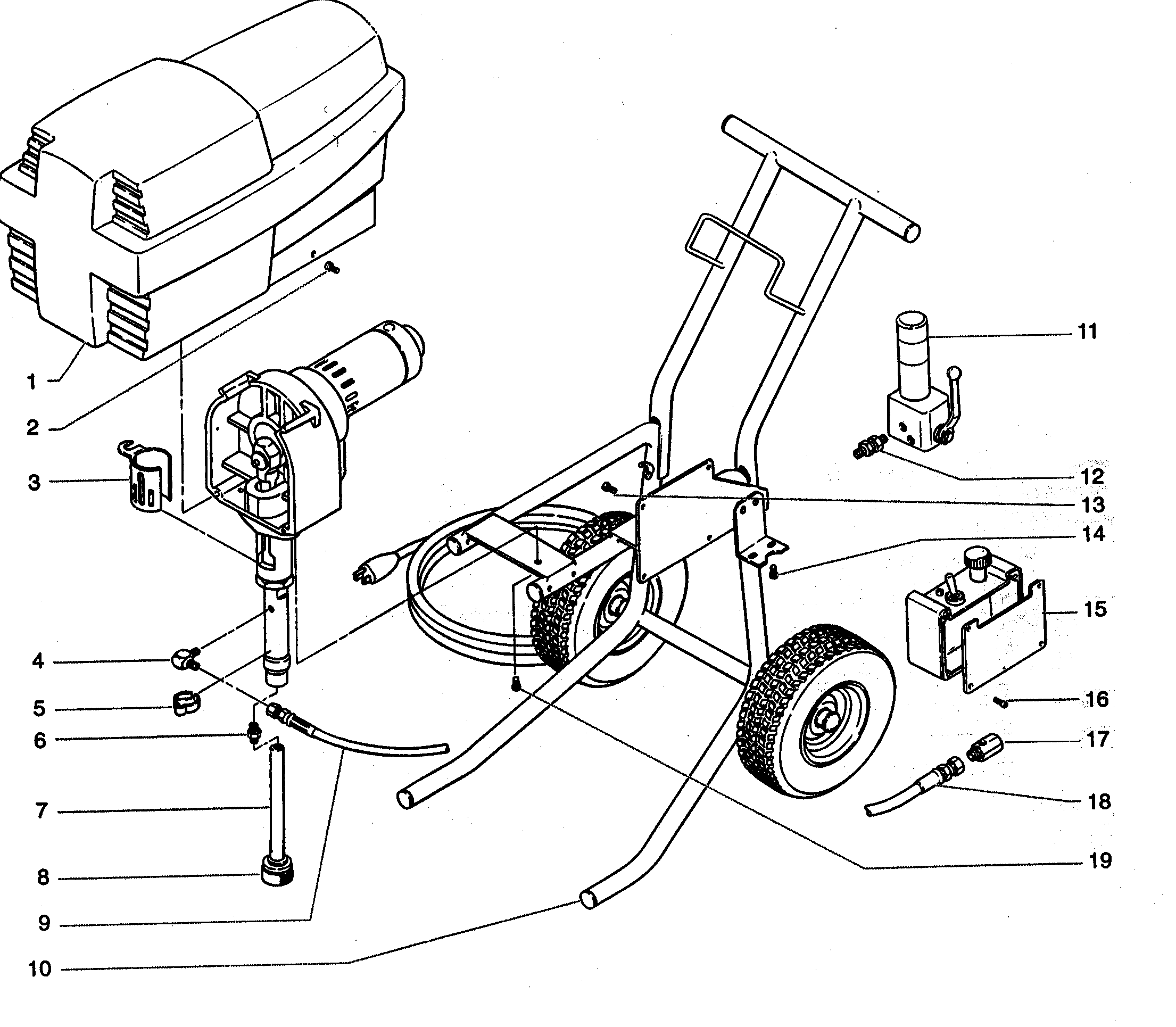 Wagner 975 final assy diagram