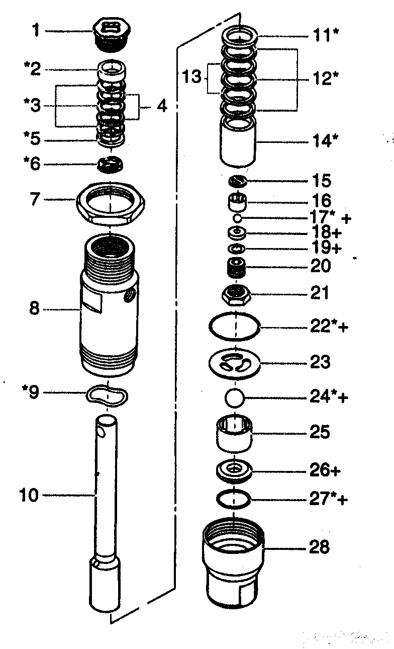 Wagner 975 fluid section assy diagram