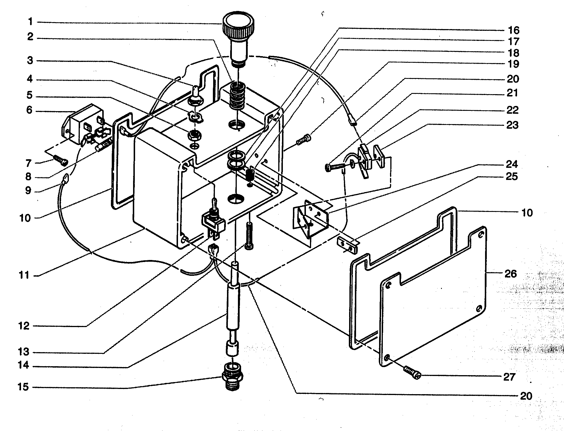 Wagner 975 pressure control assy diagram