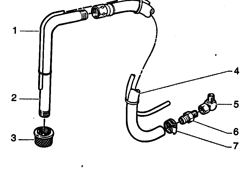 Wagner 975 optional suction set assy diagram