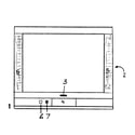 Panasonic CT-36SX12UF cabinet parts diagram