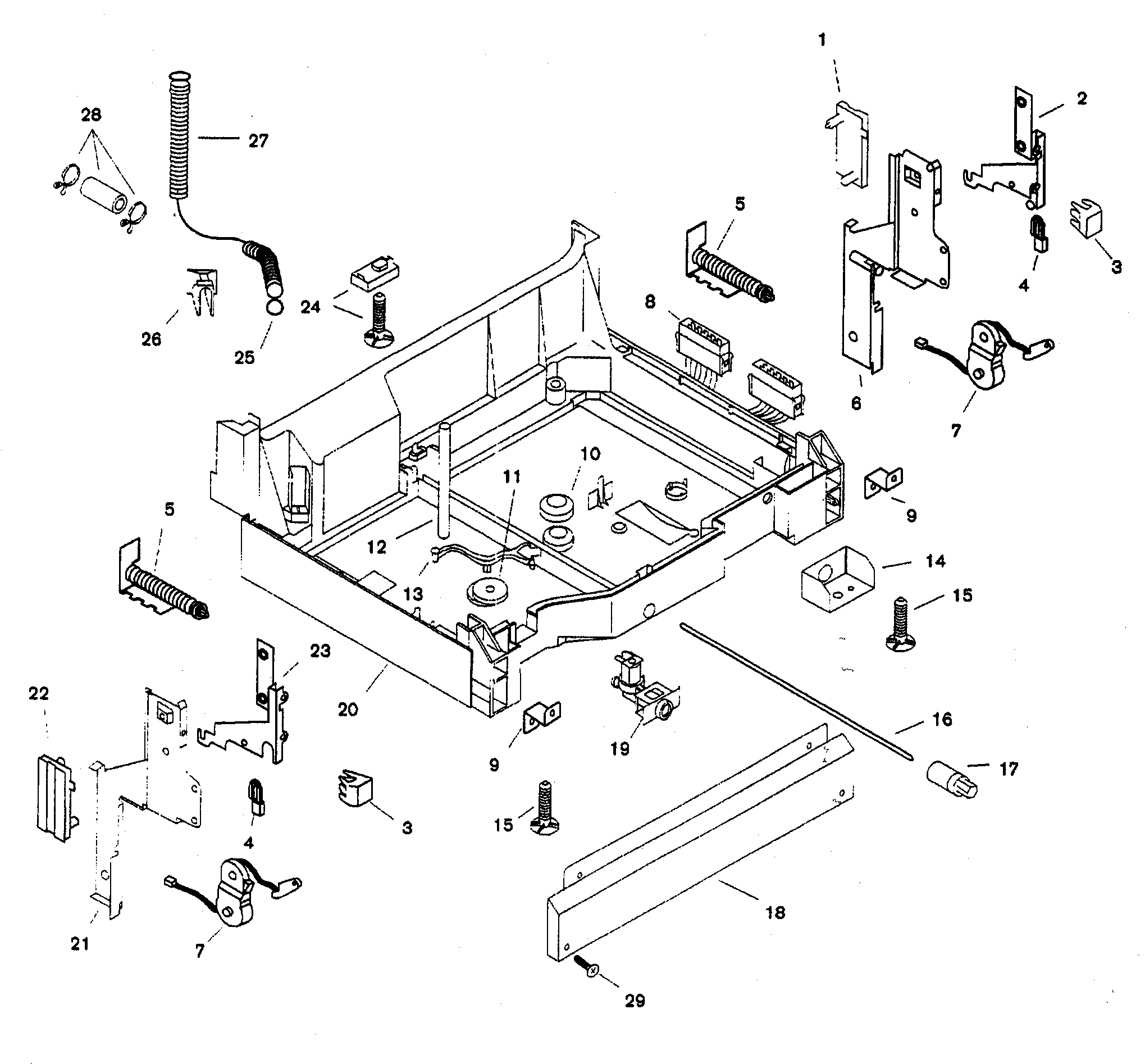 Bosch SHU5305UC/12 base diagram