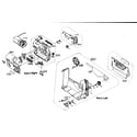 Samsung SCW73 right,left cabinet parts diagram