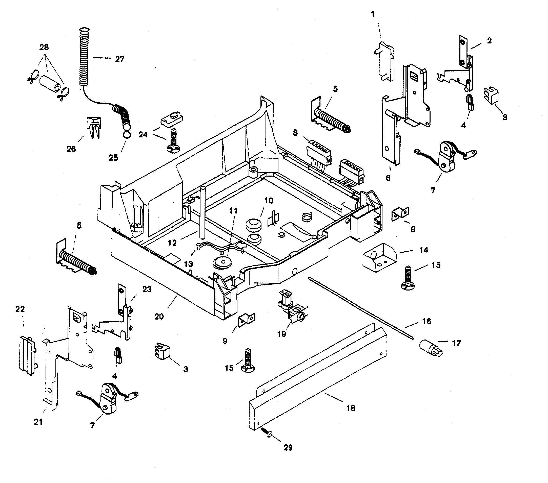 Bosch SHU5306UC/12 base diagram