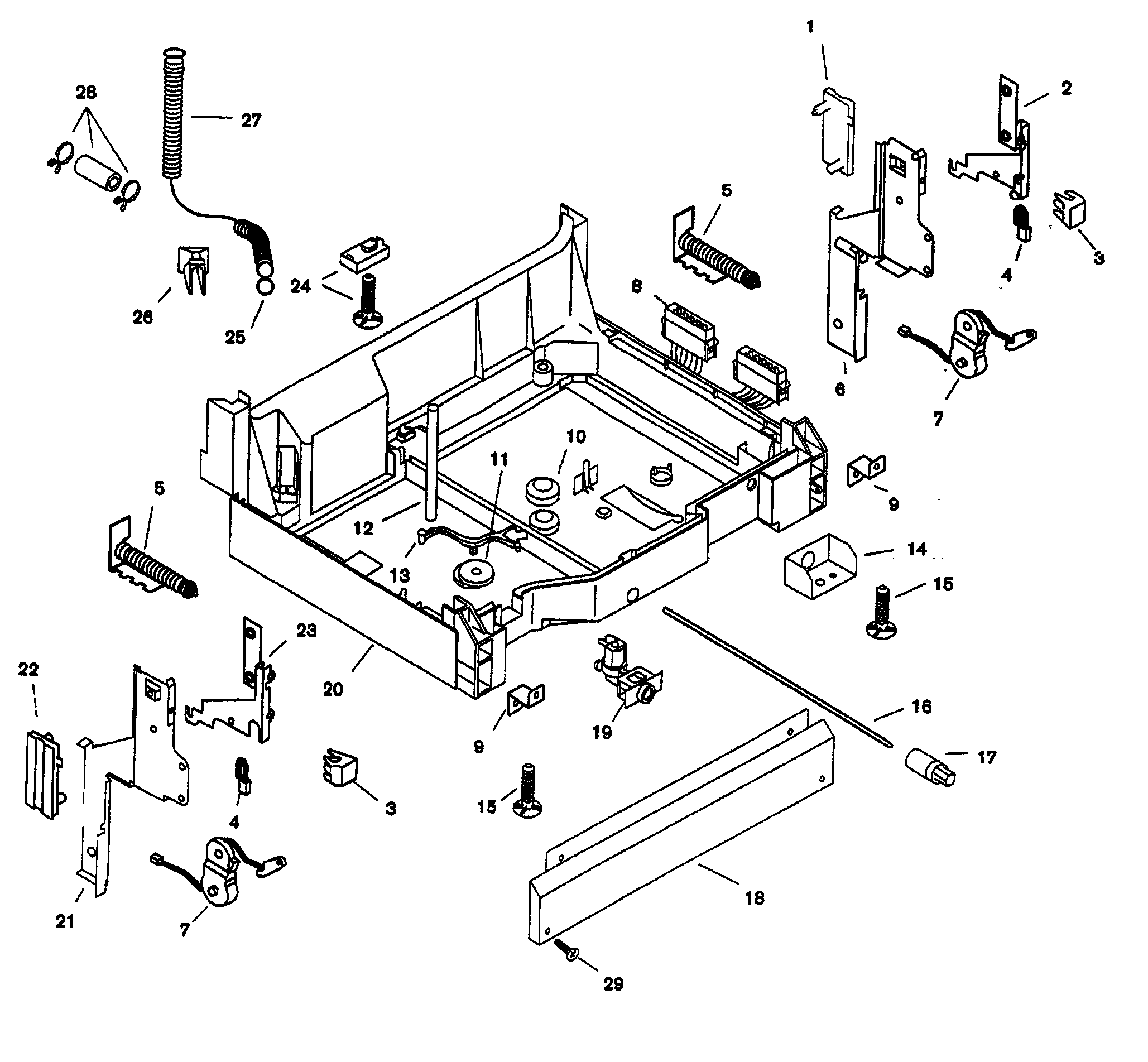 Bosch SHU6805UC/11 base diagram