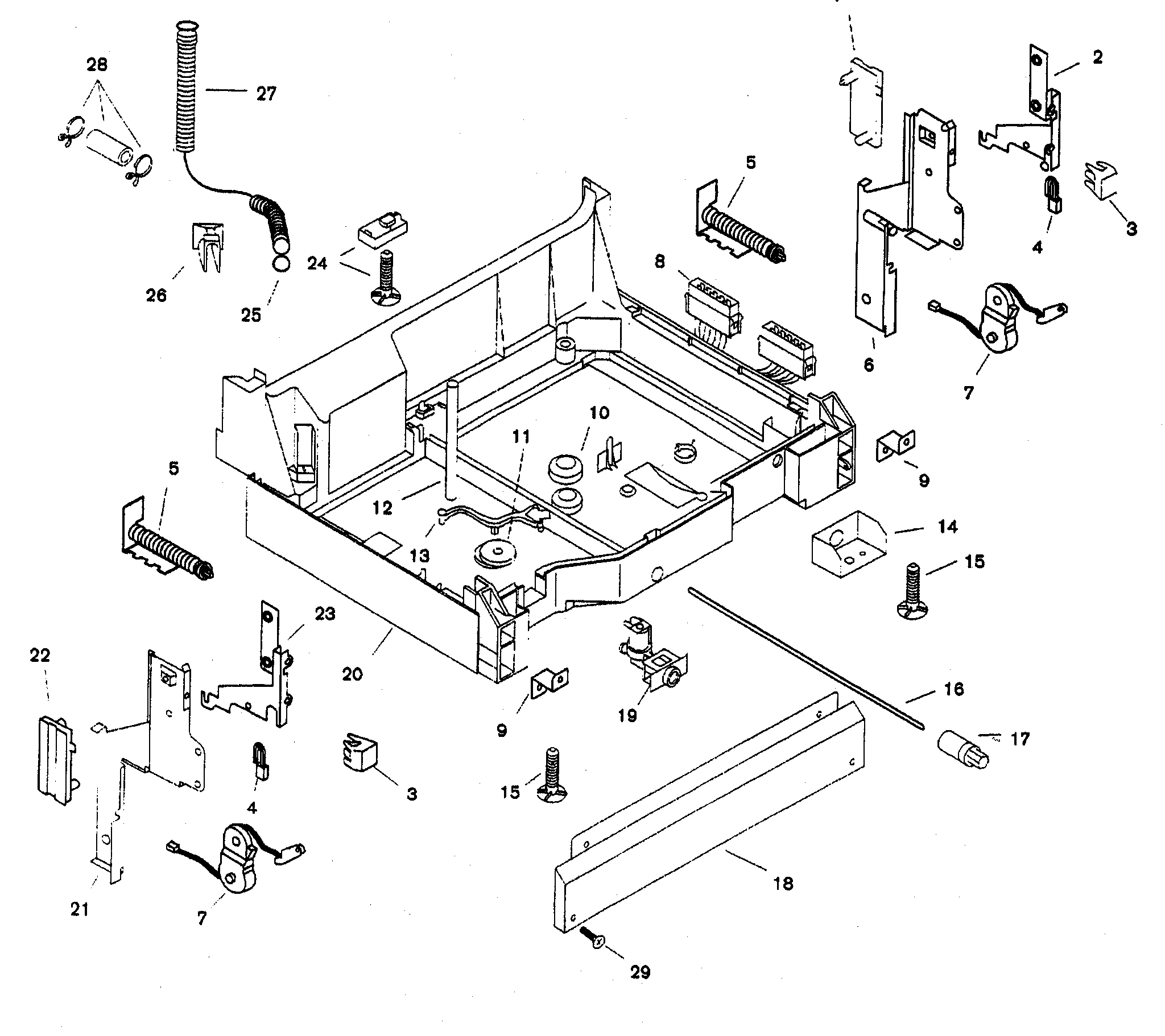 Bosch SHU9922UC/12 base diagram