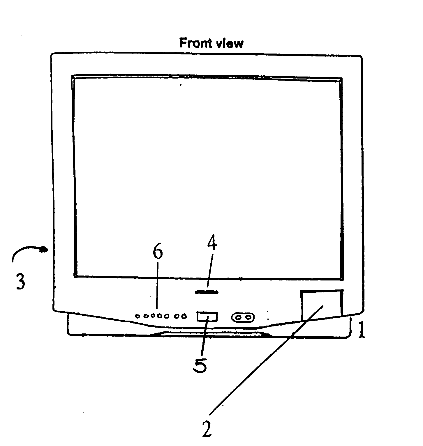Panasonic CT-2022HBF cabinet parts diagram