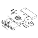 Toshiba SD-4800 cabinet parts diagram