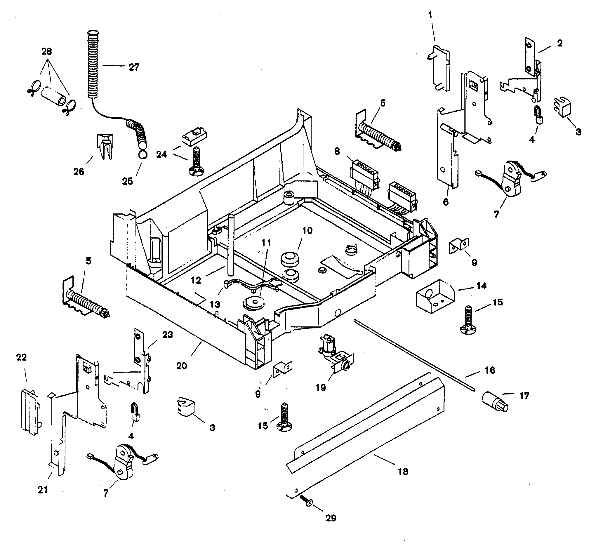 Bosch SHU6805UC/06 base diagram