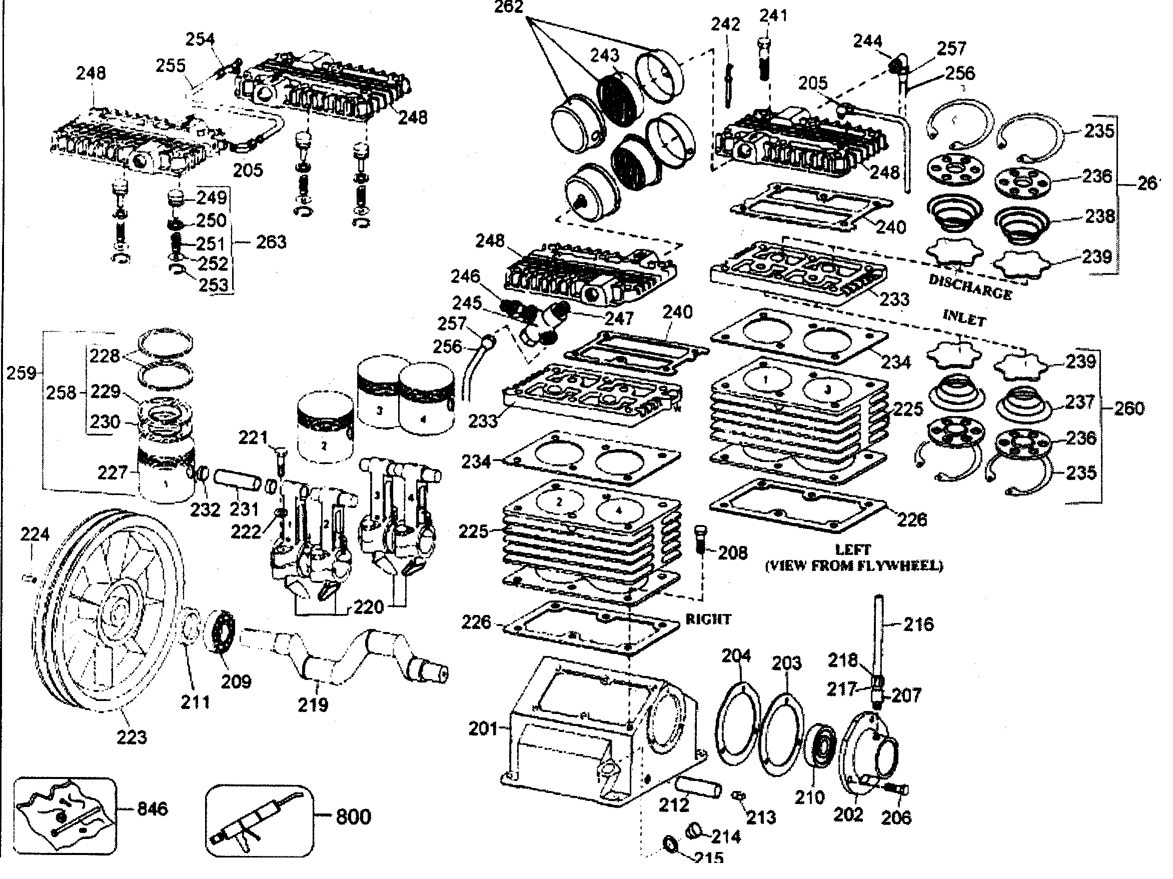 DeWalt D55275 pump assy diagram