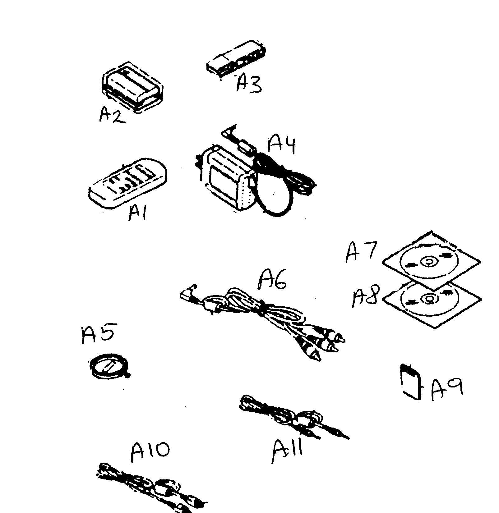 JVC GR-DVL820U cabinet parts 1 diagram