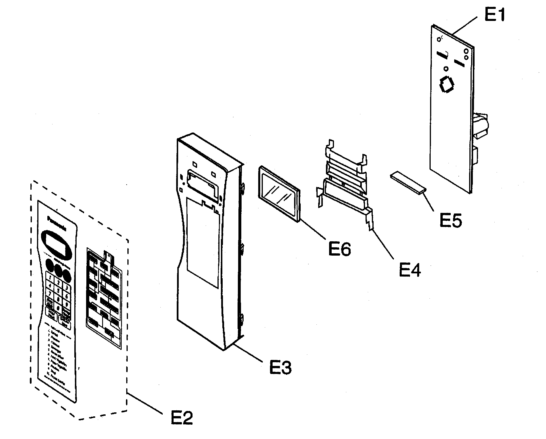 Panasonic NN-GX35SF controller diagram