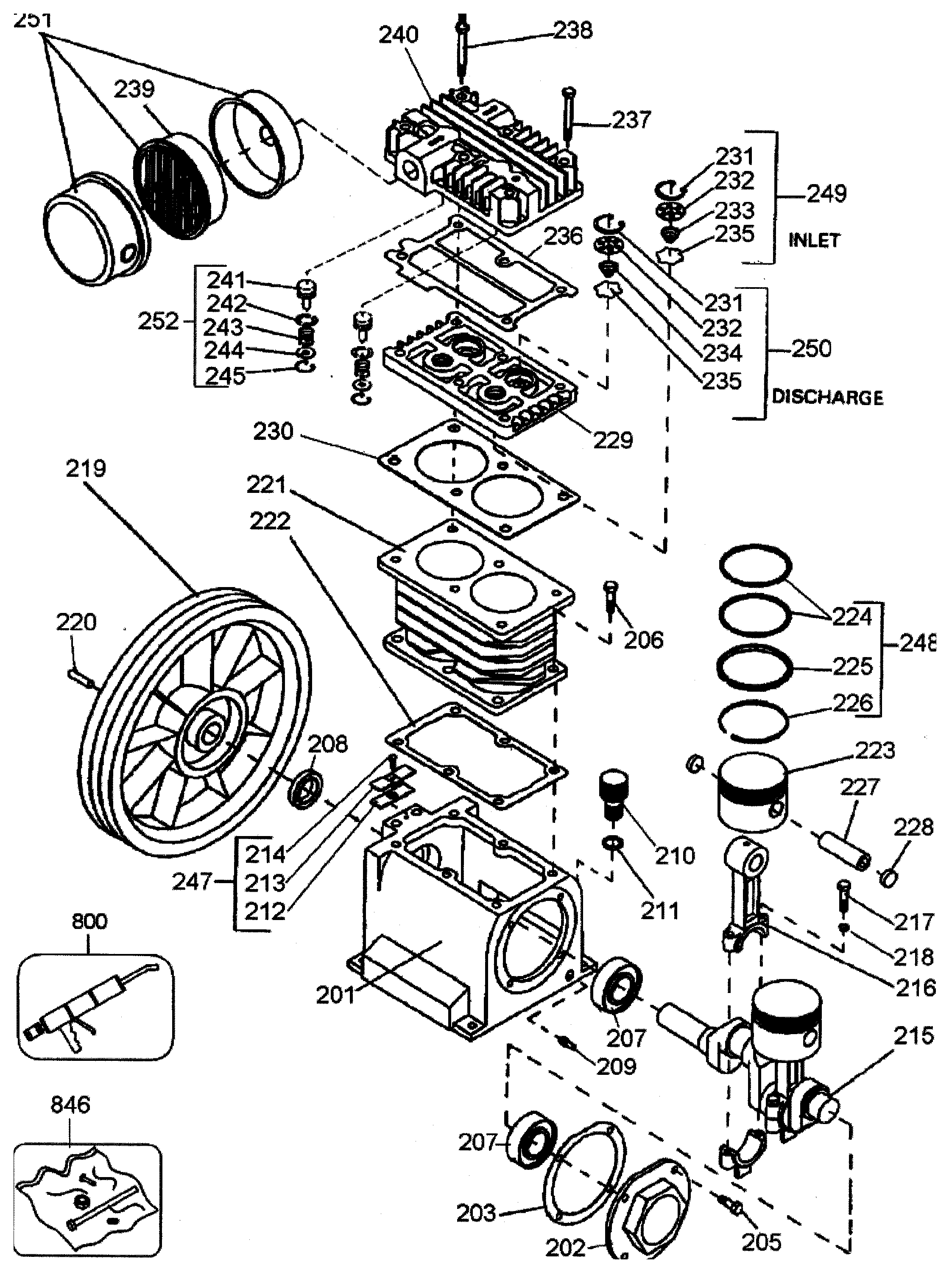 DeWalt D55270 pump 1 diagram