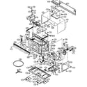 Sharp R-1514 oven/cabinet parts diagram