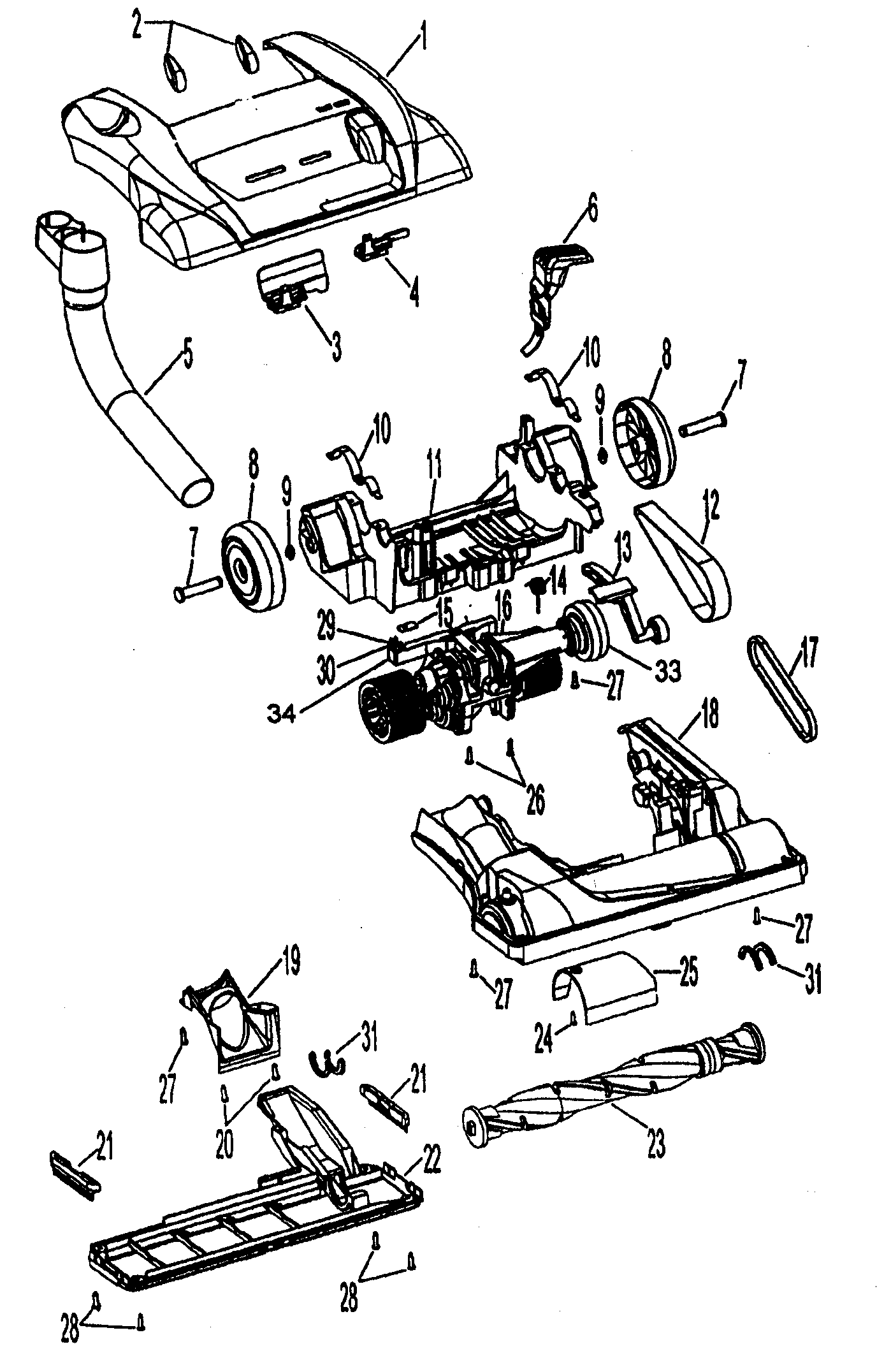 Kenmore 47332859 lower assy diagram