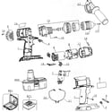DeWalt DW987K-2TY1 drill diagram