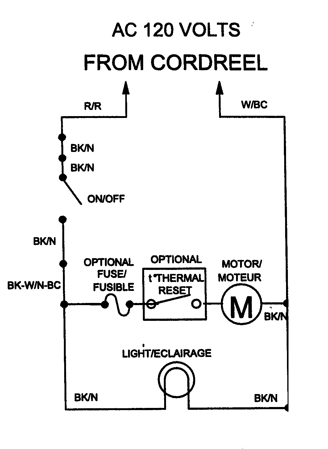 Panasonic MC-V731100 wiring diagram diagram