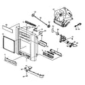 Aiwa XR-TC80 cabinet parts diagram