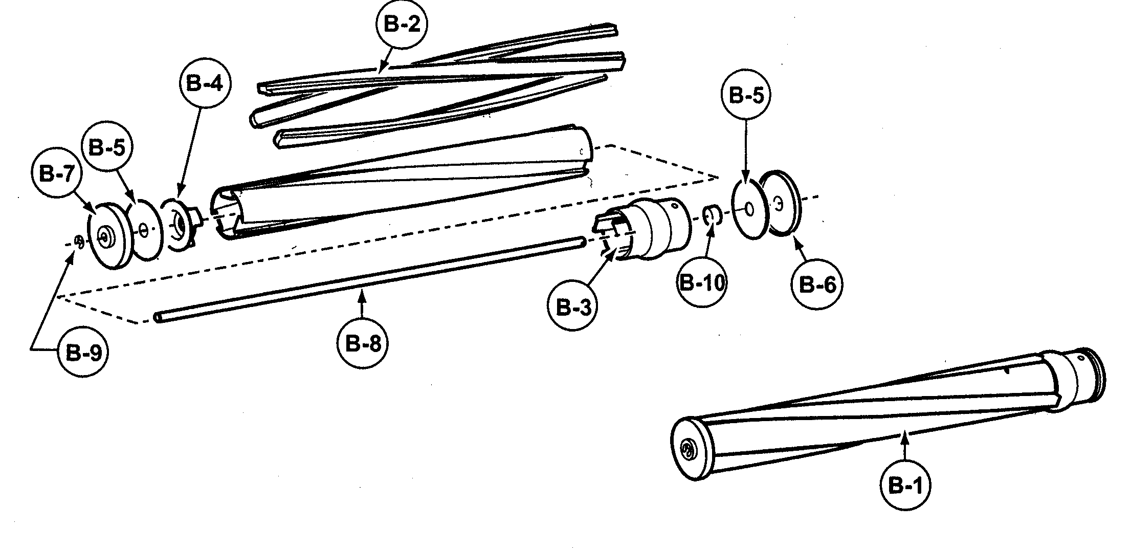 Panasonic MC-V7388 agitator assy diagram