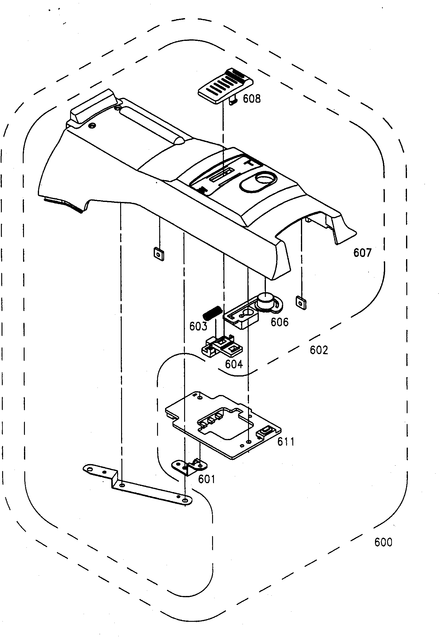 Samsung SCD86 top assy diagram
